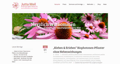 Desktop Screenshot of naturheilpraxis-weil.de